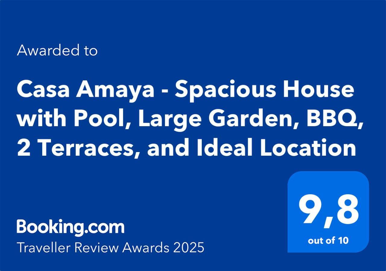 Casa Amaya - Spacious House With Pool, Large Garden, Bbq, 2 Terraces, And Ideal Location El Charco  Zewnętrze zdjęcie